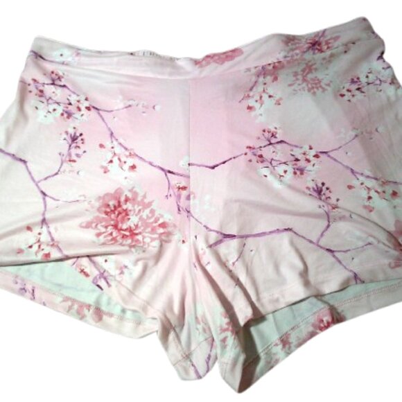 Jones New York Shorty  Pajama Set, Size XL/TG Pink Floral Short Pajamas Set - Picture 7 of 10